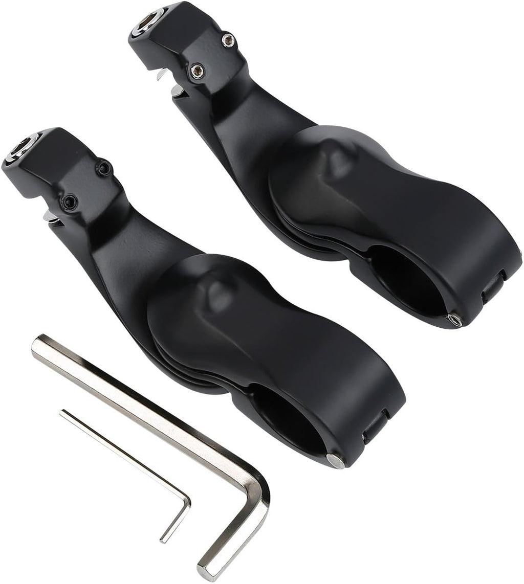 TCMT 32mm 1 1/4" Highway Engine Guard Bar & Footpegs Mount Kit - Fits Harley Touring, Road King, Street Glide, Electra Glide, Softail, Sportster, Dyna with 1-1/4" Engine Guards