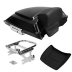 TCMT 5.5" Razor Motorcycle Trunk Box Backrest Pad Mounting Rack Fit For Harley 2014-2025 Touring Road King Street Road Electra Glide Pack