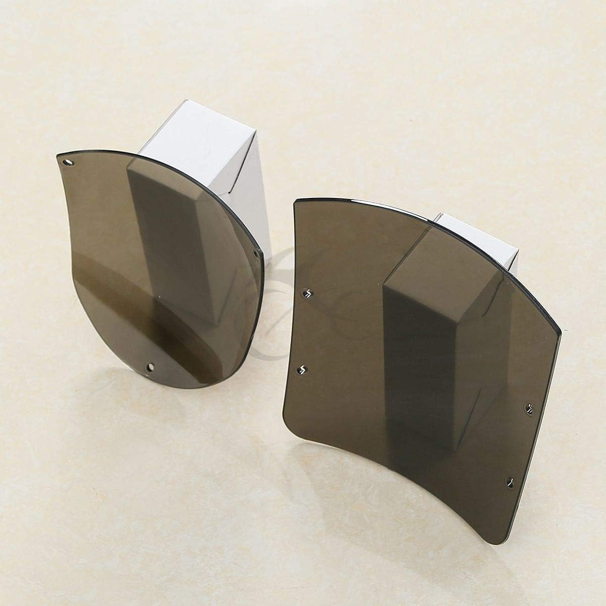 TCMT ABS Windshield Quarter Fairing Kit Fits For Sportster XL 88-16 Dyna 95-05 FXR 86-94 (Smoke)