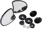TCMT 10mm Inner Fairing Rear Side Mirrors Fit For Harley Touring Street Glide Ultra Limited Tri Glide 2014-2023 Electra Glide 2014-2022 CVO Limited 2014-2020