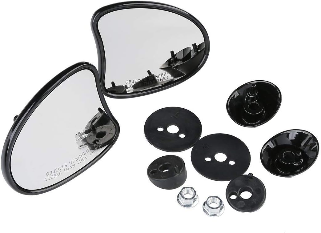 TCMT 10mm Inner Fairing Rear Side Mirrors Fit For Harley Touring Street Glide Ultra Limited Tri Glide 2014-2023 Electra Glide 2014-2022 CVO Limited 2014-2020