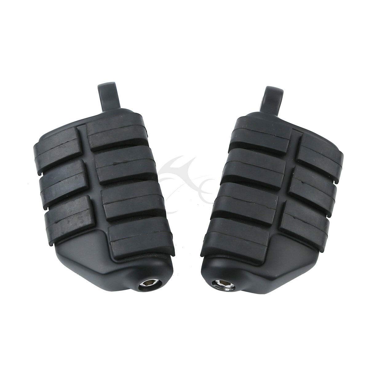 TCMT 10mm High Way Foot Pegs Rests Mount Fits For Harley Davidson Touring Sportster Dyna