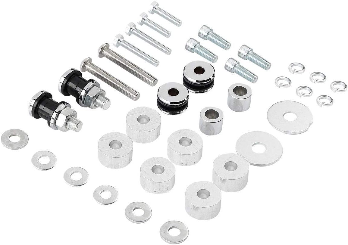 TCMT 2-up Trunk Docking Hardware Kit Fit For Harley Davidson Touring 97-08 Road King Road Glide Street Glide Electra Glide Pack