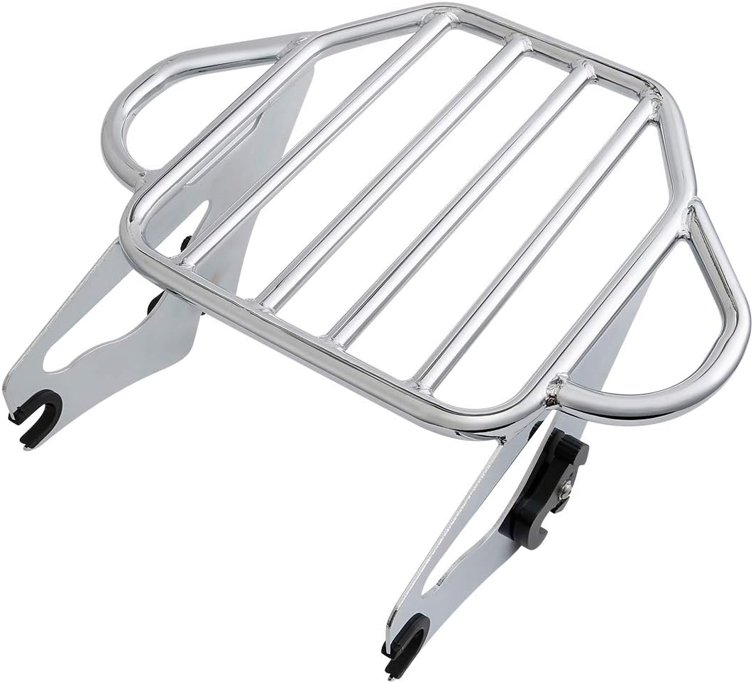 TCMT Adjustable Detachable Two Up Mounting Luggage Rack Fit for Harley Touring CVO Street Glide Road King Road Glide 2009-2025 Ultra Limited 2014-2018 Electra Glide 2010-2013 2019-2022