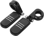 TCMT 1.25" 32mm Streamliner Highway Engine Guard Foot Pegs Mount Fit For Harley Touring Road King Street Glide Road Glide Electra Glide Softail Sportster Dyna with 1.25" Engine Guards