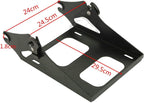 TCMT 13.7" King Motorcycle Trunk Backrest Pad Luggage Rack 2 Up Mounting Rack Fit For Harley 2014-2025 Touring CVO Road King Road Glide Street Glide Electra Glide Pack