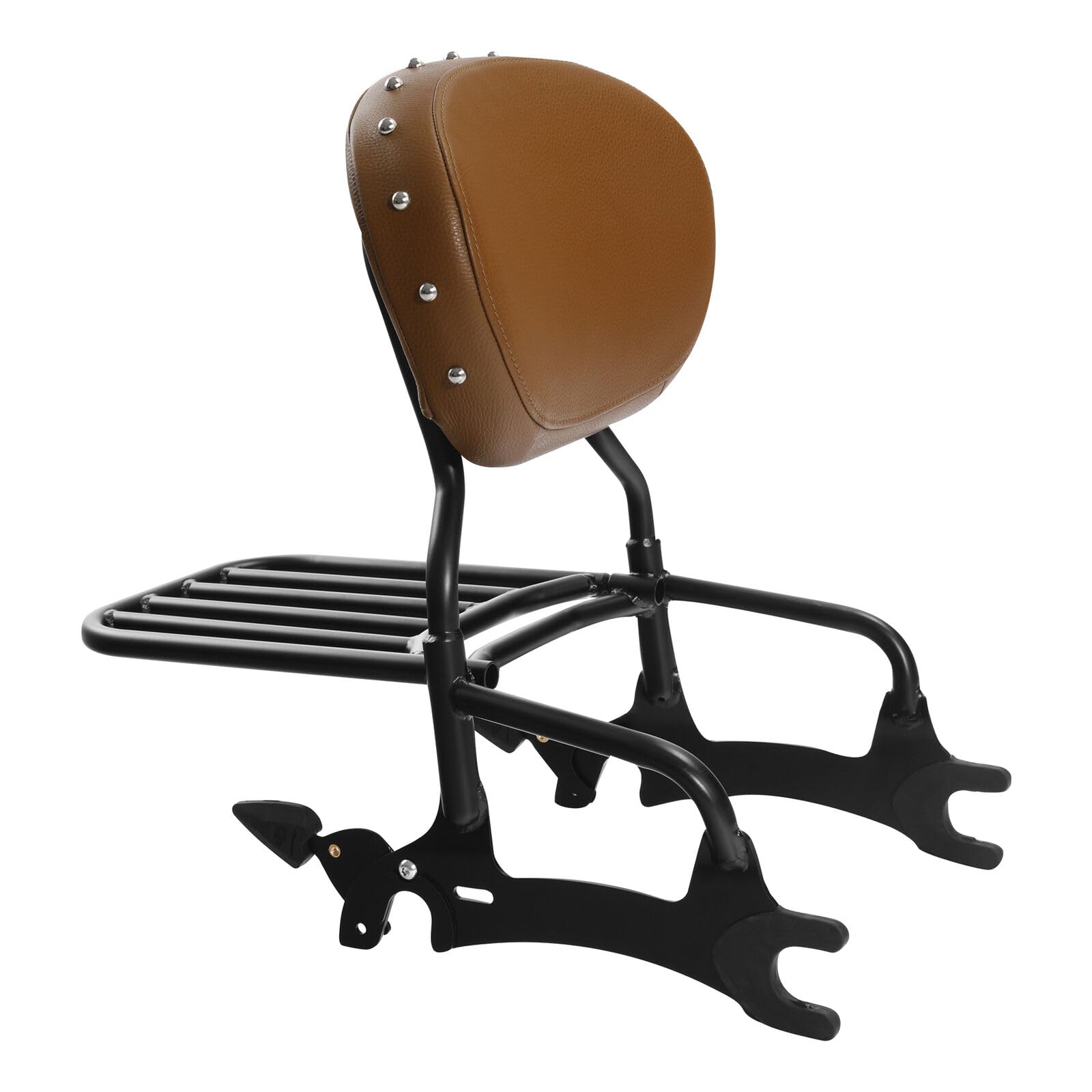 TCMT Backrest Sissy Bar Luggage Rack Fit for Indian Chieftain Limited 2017-2024 Springfield Dark Horse Challenger Limited 21-24 Roadmaster 17-24 Indian Vintage 20-21