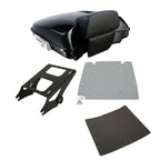 TCMT 5.5" Razor Motorcycle Trunk Box Backrest Psd Fits For Harley Touring 2014-2025 CVO Road King Road Glide Street Glide Electra Glide Ultra Limited Tri Glide Pack