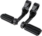 TCMT 1.25" Highway Foot Pegs Footpeg Footrest Fits For Harley Touring Road King Street Glide Road Glide Electra Glide Softail Sportster Dyna with 1.25" Engine Guards