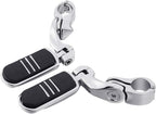 TCMT 32mm 1 1/4" Highway Engine Guard Bar Highway Footpegs Mount Kit Fits For Harley Touring Road King Street Glide Road Glide Electra Glide Softail Sportster Dyna with 1.25" Engine Guards