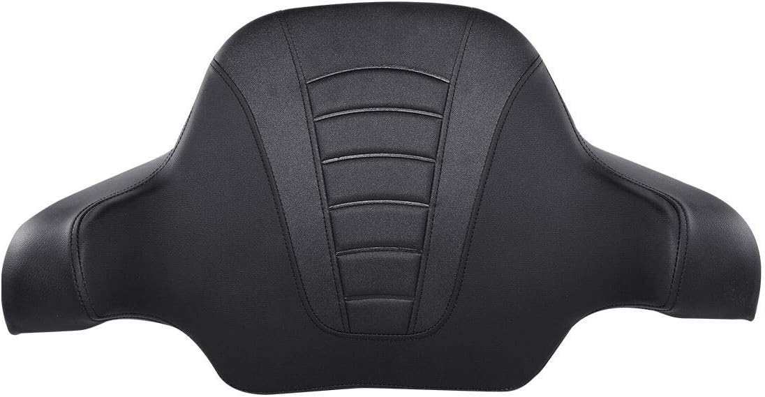 TCMT 10.7" Chopped Motorcycle Trunk Box Wrap-Around Backrest Top Luggage Rack Fit For Harley 2014-2025 Touring CVO Road King Road Glide Street Glide Electra Glide Pack