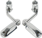 TCMT Highway Engine Guard Crash Bar 1-1/4" 1.25" Long Angled Highway FootPegs Fit For Harley Touring CVO Street Glide 2015-2022 Road King Special 2017-2024 Street Glide 2009-2023