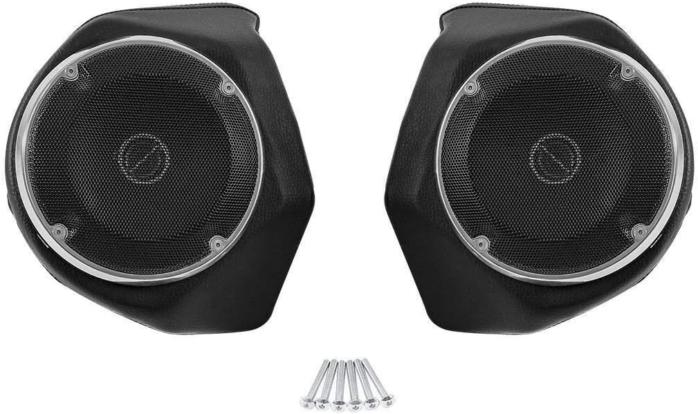 TCMT Backrest 6.5" Pack Trunk Rear Speaker Fits for Harley 2014-2023 Touring Electra Glide Street Glide Road Glide Ultra Limited Tri Glide Pack Trunk