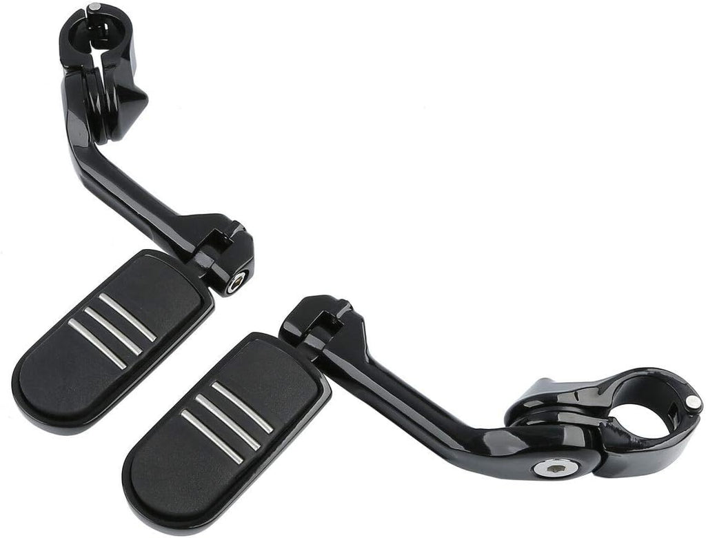 TCMT 32mm 1 1/4" Highway Engine Guard Bar Highway Footpegs Mount Kit Fits For Harley Touring Road King Street Glide Road Glide Electra Glide Softail Sportster Dyna with 1.25" Engine Guards