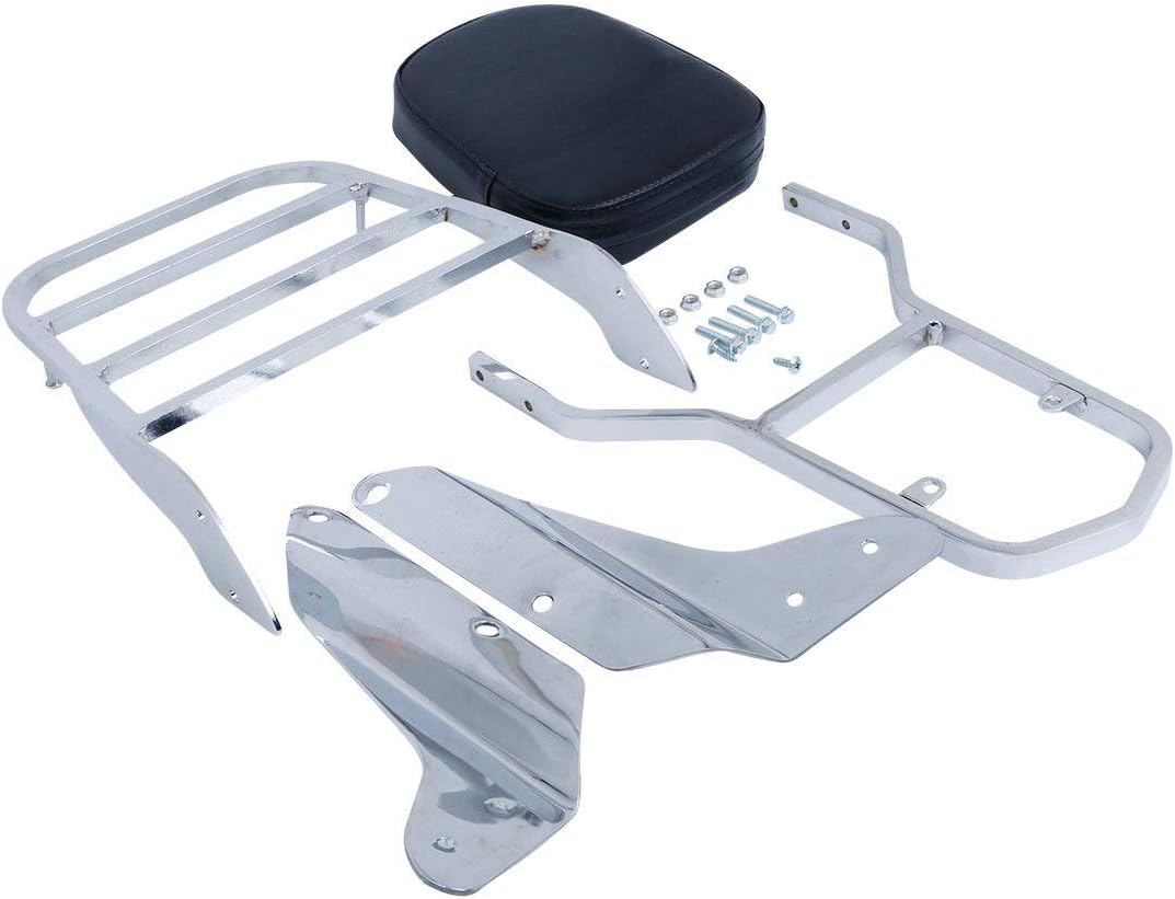 TCMT Backrest Sissy Bar Luggage Rack Fits For Honda Magna VF250 95-06 VF750 94-03