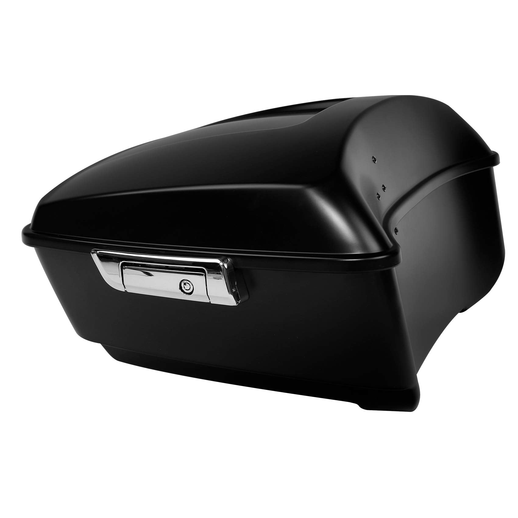 TCMT 13.7" King Motorcycle Trunk Box Black Latches Fits For Harley 2014-2025 Touring CVO Road King Road Glide Street Glide Electra Glide Pack