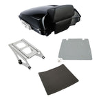 TCMT 5.5" Razor Motorcycle Trunk Box Backrest Psd Fits For Harley Touring 2014-2025 CVO Road King Road Glide Street Glide Electra Glide Ultra Limited Tri Glide Pack
