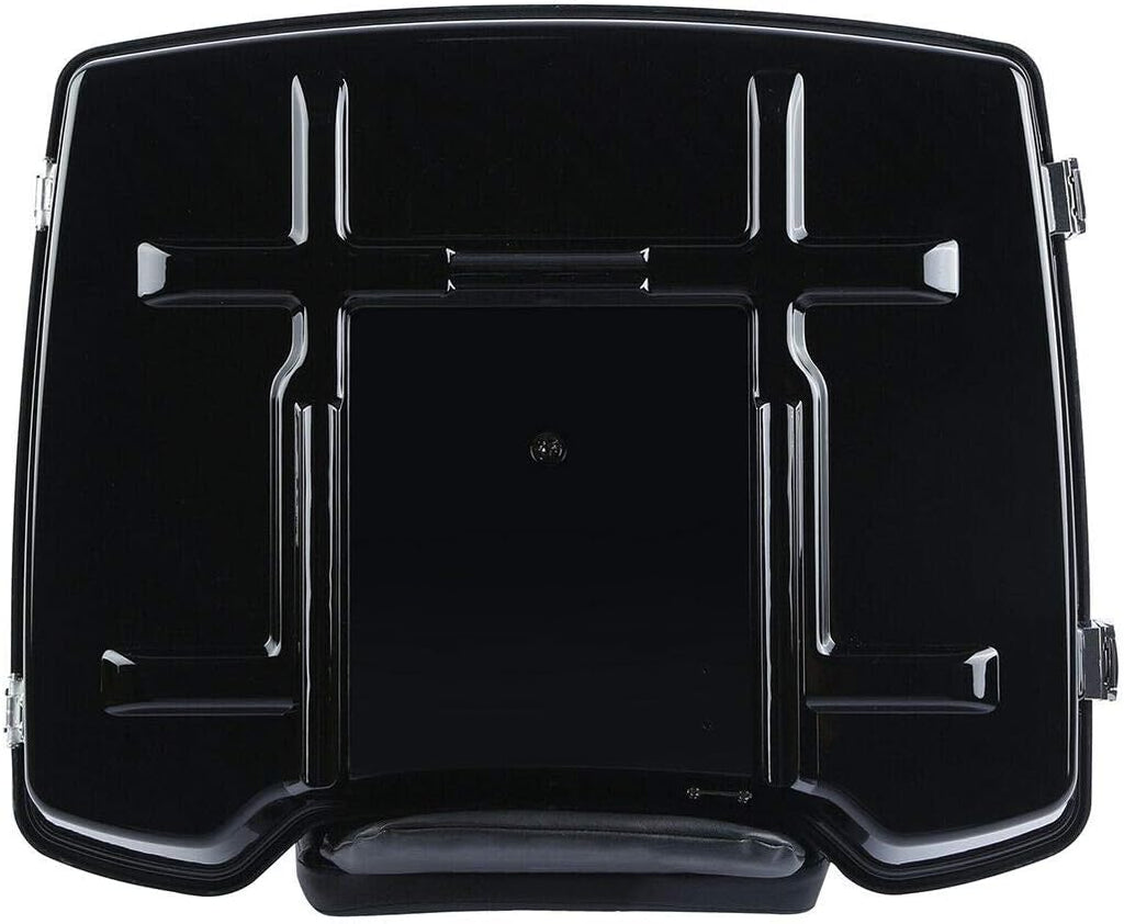 TCMT 5.5" Razor Motorcycle Trunk Box Backrest Pad Two Up Mounting Rack Fit For Harley 2009-2013 Touring Road Glide Street Glide Electra Glide Road King Pack
