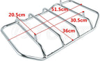 TCMT 13.7" King Motorcycle Trunk Top Luggage Rack Fit For Harley 2014-2025 Touring CVO Road King Road Glide Street Glide Electra Glide Pack