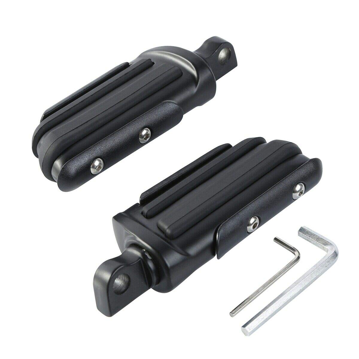 TCMT 10mm High Way Foot Pegs Rests Mount Fits For Harley Davidson Touring Sportster Dyna