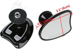 TCMT 10mm Inner Fairing Rear Side Mirrors Fit For Harley Touring Street Glide Ultra Limited Tri Glide 2014-2023 Electra Glide 2014-2022 CVO Limited 2014-2020