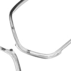 TCMT ABS Chrome Rear View Mirrors Trim Decoration Fit For Honda Goldwing GL1800 2001-2017