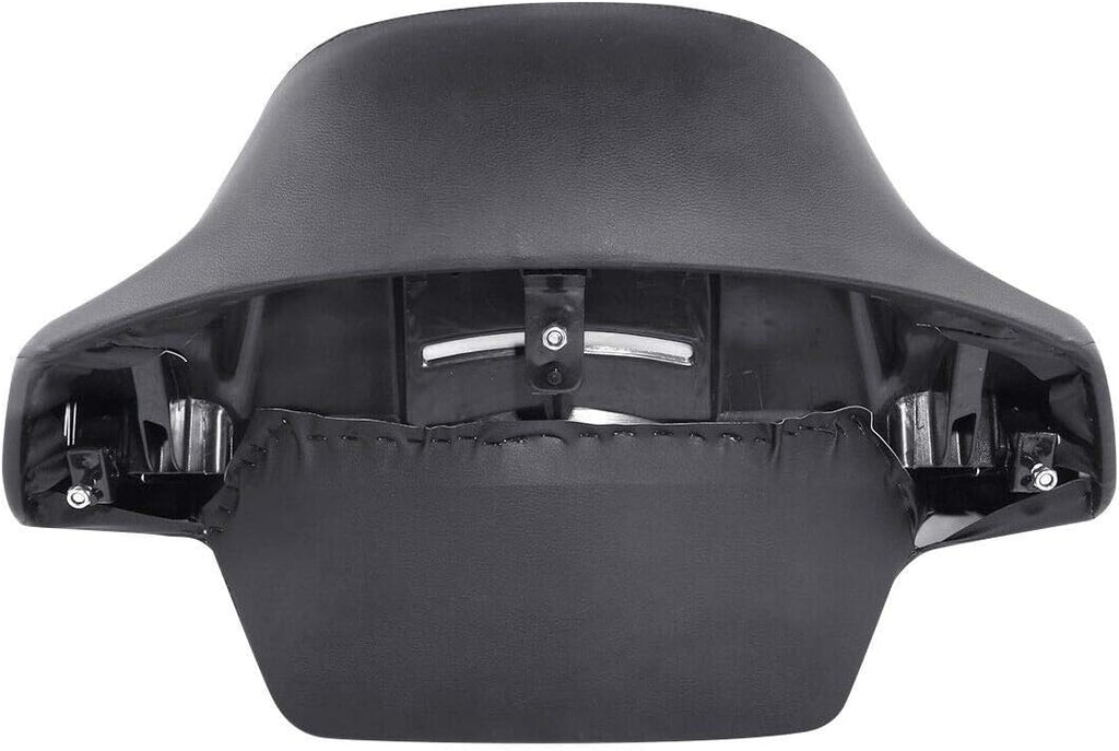 TCMT 10.7" Chopped Motorcycle Trunk Box Wrap-Around Backrest Top Luggage Rack Fit For Harley 2014-2025 Touring CVO Road King Road Glide Street Glide Electra Glide Pack