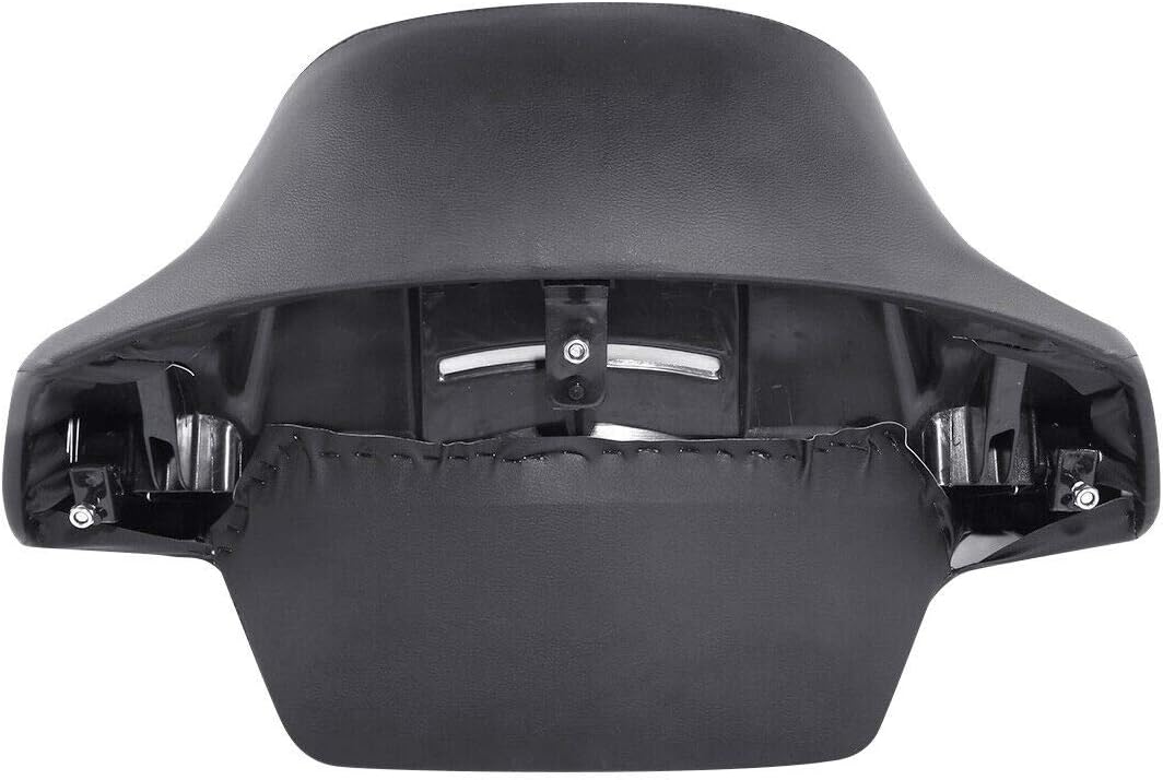 TCMT 10.7" Chopped Motorcycle Trunk Box Wrap-Around Backrest Top Luggage Rack Fit For Harley 2014-2025 Touring CVO Road King Road Glide Street Glide Electra Glide Pack