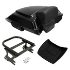 TCMT 5.5" Razor Motorcycle Trunk Box Backrest Pad Mounting Rack Fit For Harley 2014-2025 Touring Road King Street Road Electra Glide Pack