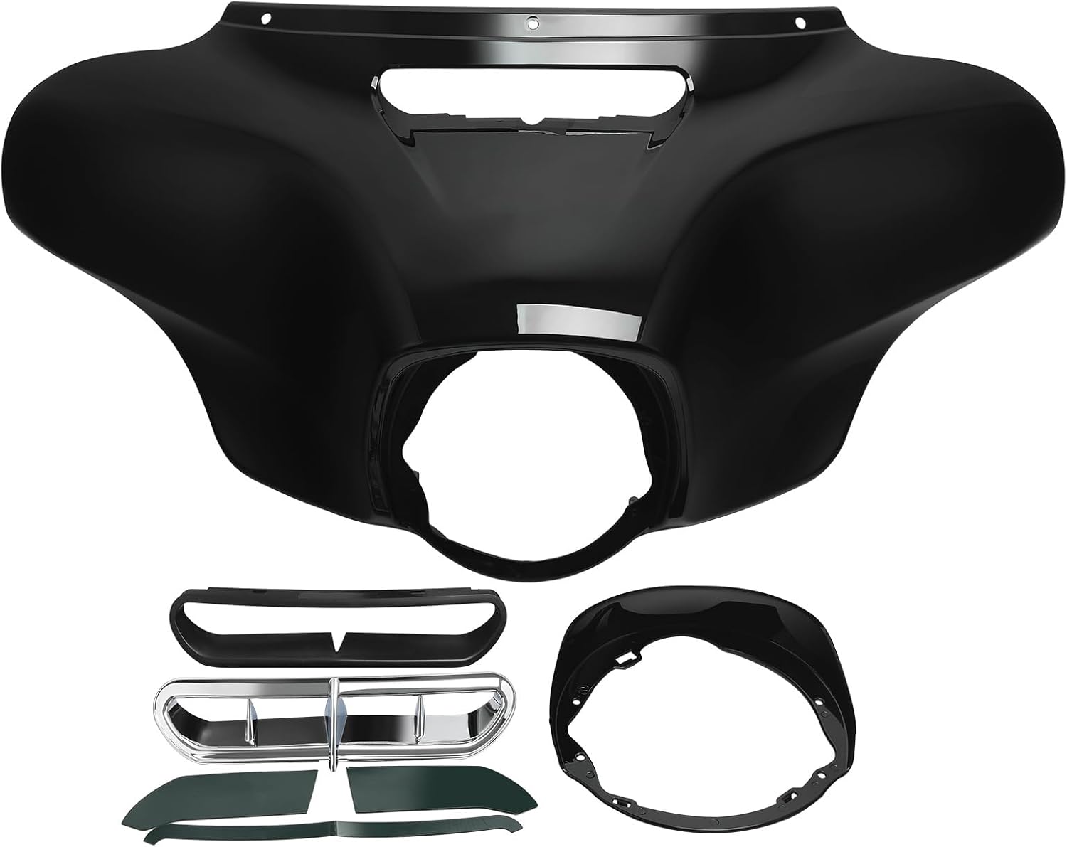 TCMT ABS Batwing Inner Outer Fairing Speakers Cover Fit For Harley Touring 2014-2025 Electra Glide Street Glide Special Ultra Limited Tri Glide