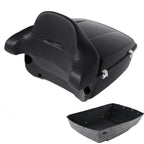 TCMT 13.7" King 2014-2025 Motorcycle Trunk Backrest Pad Luggage Rack Speakers Taillight Fit For Harley Trunk Touring CVO Road King Road Glide Street Glide Electra Glide Pack