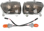 TCMT ABS Smoked Front Turn Signal Lights Blinker Fits For Honda Gold Wing GL1800 2001-2017 F6B 2013-2017