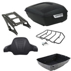 TCMT 13.7" King 2014-2025 Motorcycle Trunk Backrest Pad Top Luggage Rack Mount Rack Fit For Harley Trunk Touring CVO Road King Road Glide Street Glide Electra Glide Ultra Limited Pack