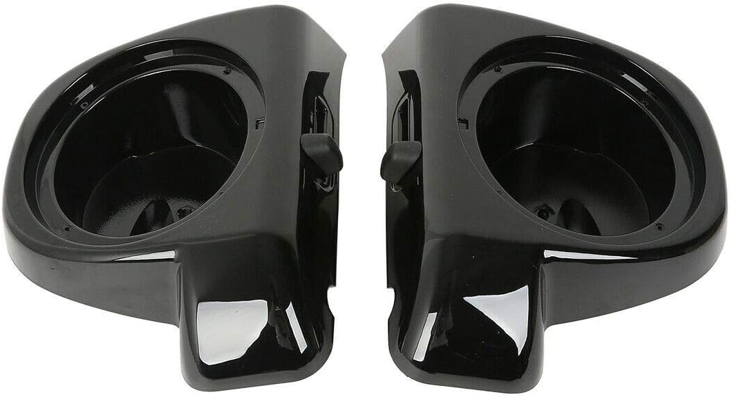 TCMT 6.5" Speaker Pods Boxes Lower Vented Fairing Fits For Harley Touring 2014-2024 CVO Street Glide Road Glide Electra Glide Road King