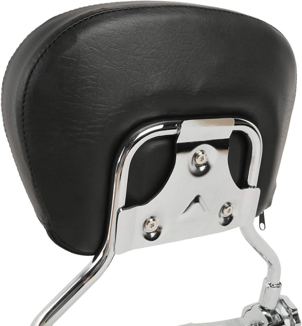 TCMT Adjustable Sissy Bar Passenger Backrest W/Pad Fits For Harley Touring Road King Street Glide Road Glide 2009-2025 Electra Glide 2009-2022 Ultra Limited 2014-2019 Ultra Classic 2009-2013