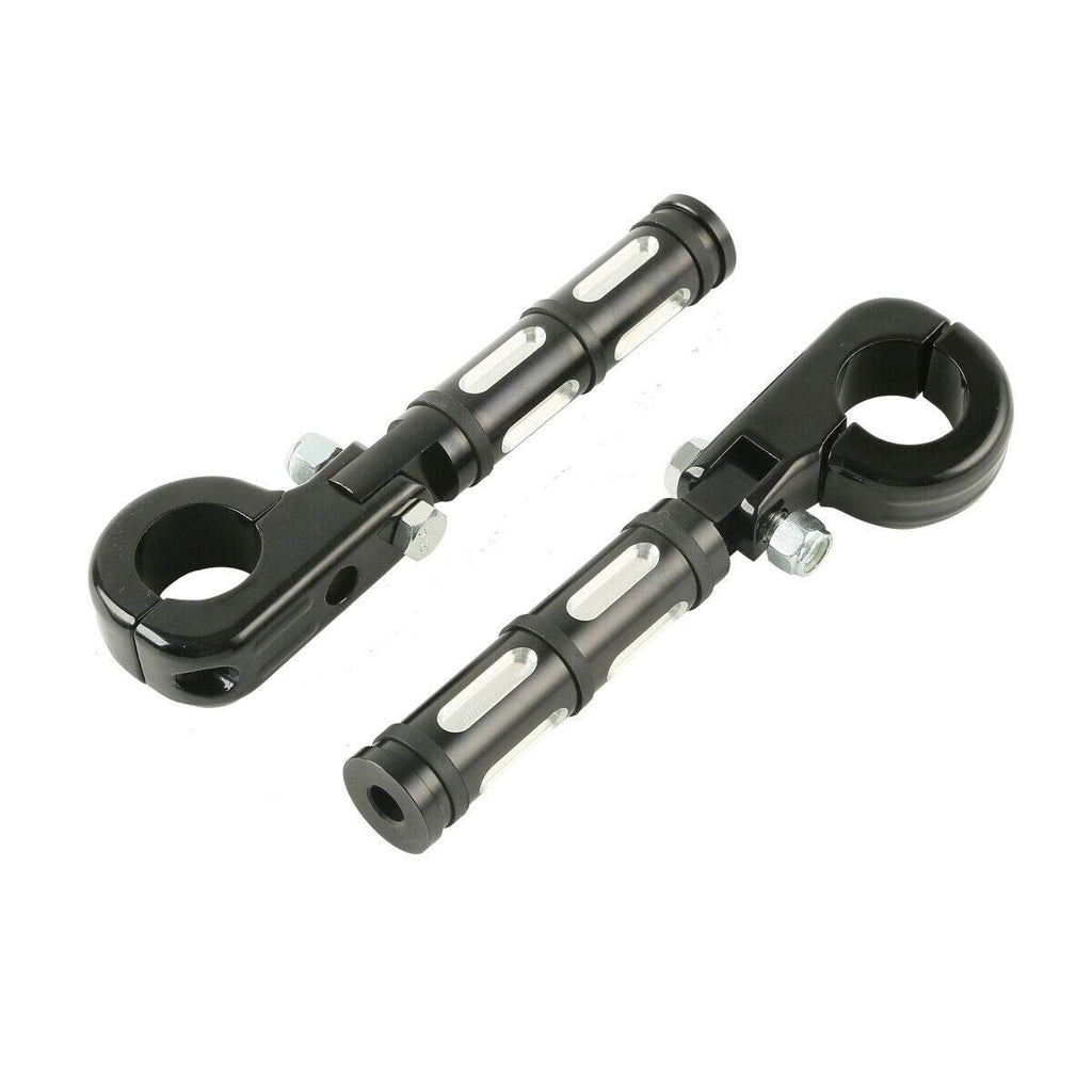 TCMT 1.25" 32mm Streamliner Highway Engine Guard Foot Pegs Mount Fit For Harley Touring Road King Street Glide Road Glide Electra Glide Softail Sportster Dyna with 1.25" Engine Guards