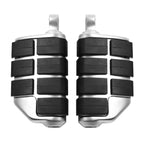 TCMT 10mm Highway Foot Pegs Footrest Chrome Fits For Harley Davidson Touring Softail Dyna