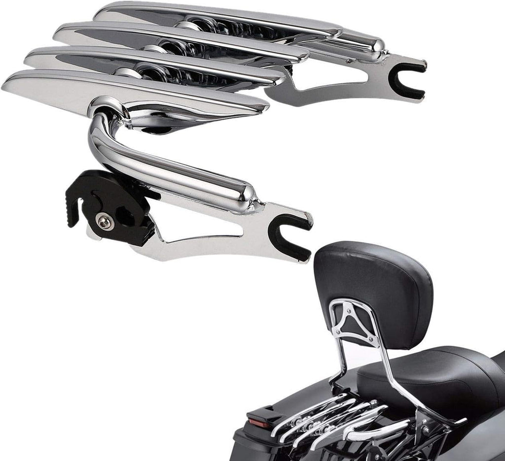 TCMT Adjustable Detachable Two-Up Luggage Rack Fit for Harley Touring Street Glide Road King Road Glide 2009-2025 Ultra Limited 2014-2018 Electra Glide 2010-2013 2020-2022