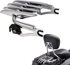 TCMT Adjustable Detachable Two-Up Luggage Rack Fit for Harley Touring Street Glide Road King Road Glide 2009-2025 Ultra Limited 2014-2018 Electra Glide 2010-2013 2020-2022
