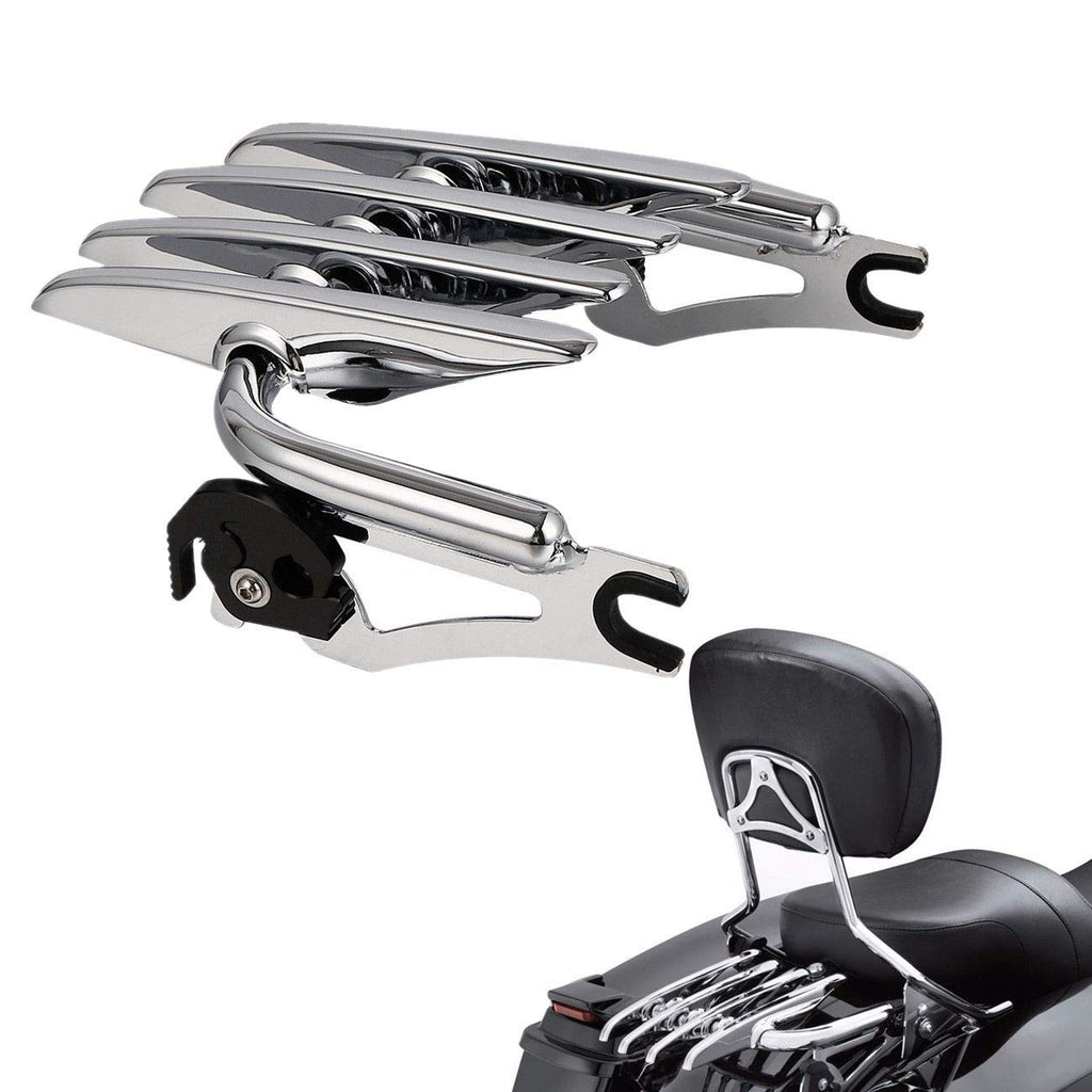 TCMT Adjustable Detachable Two-Up Luggage Rack Fit for Harley Touring Street Glide Road King Road Glide 2009-2025 Ultra Limited 2014-2018 Electra Glide 2010-2013 2020-2022