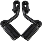 TCMT 1.25" Highway Foot Pegs Footpeg Footrest Fits For Harley Touring Road King Street Glide Road Glide Electra Glide Softail Sportster Dyna with 1.25" Engine Guards