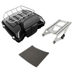 TCMT 5.5" Razor Motorcycle Trunk Box Backrest Psd Fits For Harley Touring 2014-2025 CVO Road King Road Glide Street Glide Electra Glide Ultra Limited Tri Glide Pack