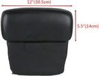 TCMT 5.5" Razor Motorcycle Trunk Backrest Pad Two Up Mounting Rack Fit For Harley 2014-2025 Touring CVO Road King Road Glide Street Glide Electra Glide Pack