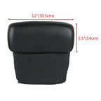 TCMT 5.5" Razor Motorcycle Trunk Backrest Pad Two Up Mounting Rack Fit For Harley 2014-2025 Touring CVO Road King Road Glide Street Glide Electra Glide Pack