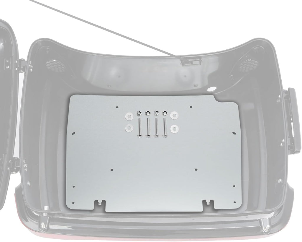 TCMT Tour Trunk Metal Base Plate Fits For Harley HD FLT Touring 2014-2025 Road King Road Street Electra Glide Ultra Limited