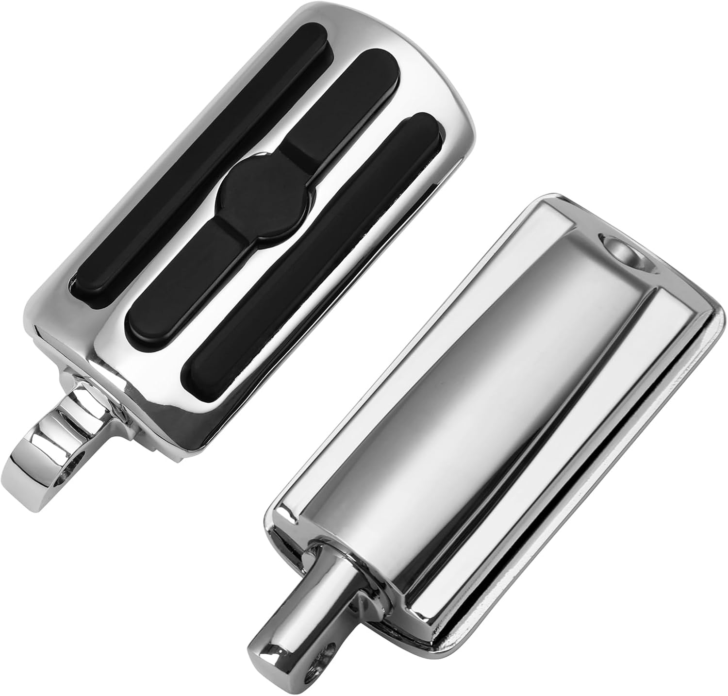 TCMT 10mm Highway Foot Pegs Footrest Chrome Fits For Harley Davidson Touring Softail Dyna