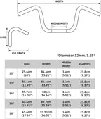 TCMT 18" Rise Ape Hanger FAT 1-1/4" Handlebar Drag Fits Harley-Davidson FLST, FXST, Sportster XL, Custom Application