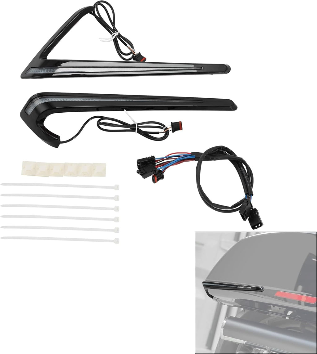 TCMT LED Saddlebag Lights Turn Brake Light Fit For Harley Low Rider ST 2022-2025