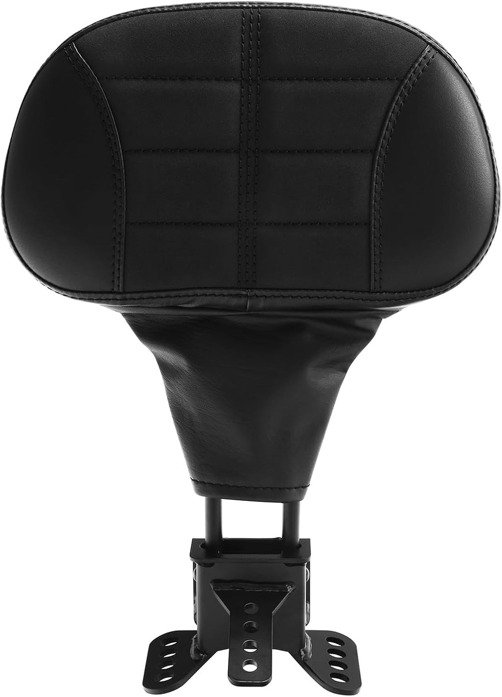 TCMT Adjustable Plug-in Driver Rider Backrest Pad Fit For Harley Touring Road King CVO Street Glide Electra Glide Road Glide Tri-Glide 2009-2023 Black