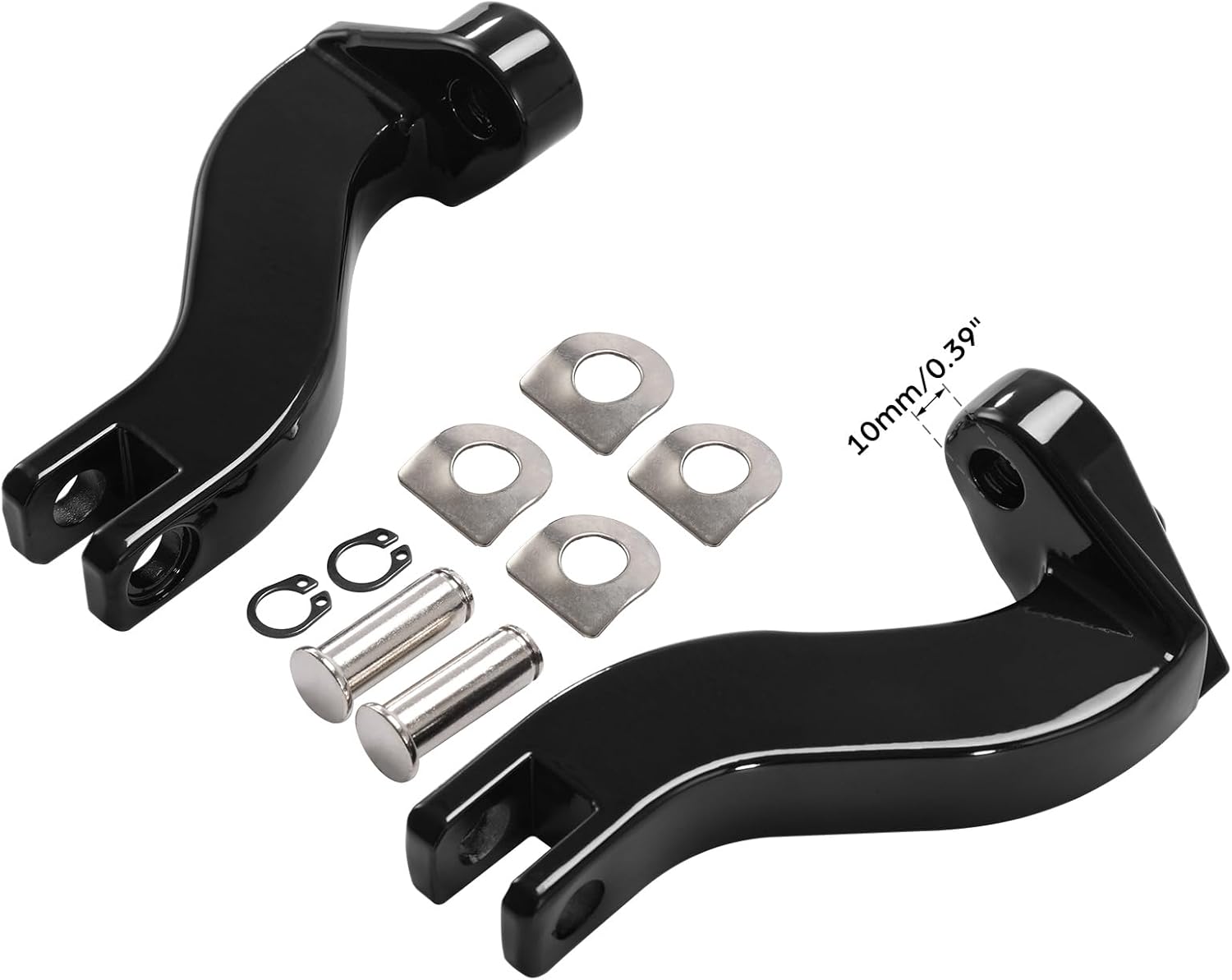 TCMT 10mm Rear Foot Peg Mount Kits Fits For Harley Electra Street Glide Road King 1993-2025